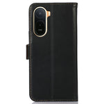 Case For Xiaomi Poco C85x 5G / Redmi A7 Pro 4G (171.56mm) / Redmi A7 Pro 5G RFID Blocking Genuine Cow Leather Wallet Phone Cover