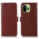 For OnePlus 15T 5G Case RFID Blocking Genuine Cow Leather Wallet Phone Cover