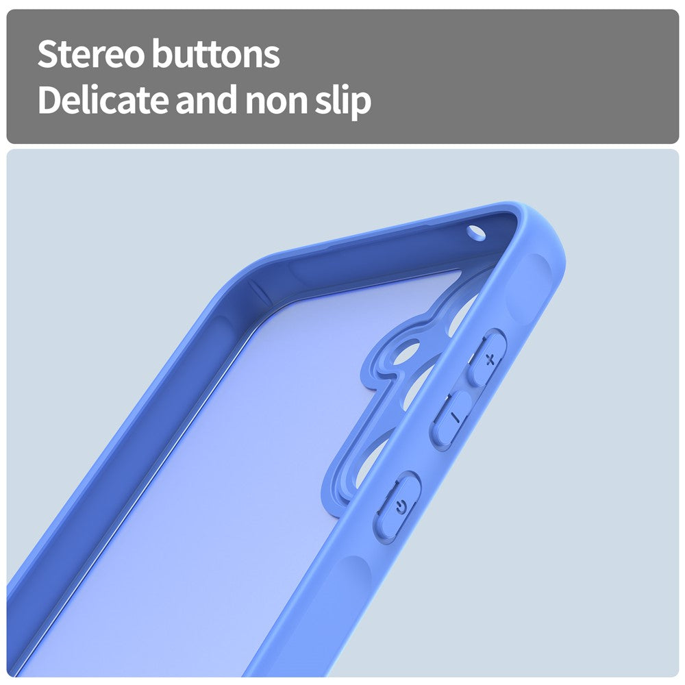 Til Samsung Galaxy A15 4G / A15 5G Cover Stødsikkert med Airbags Frostet Gennemsigtig PC + TPU Telefon Bagcover