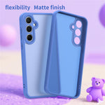 Til Samsung Galaxy A15 4G / A15 5G Cover Stødsikkert med Airbags Frostet Gennemsigtig PC + TPU Telefon Bagcover