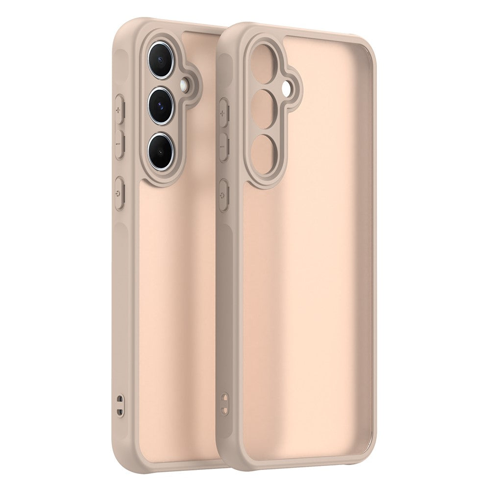 Til Samsung Galaxy A15 4G / A15 5G Cover Stødsikkert med Airbags Frostet Gennemsigtig PC + TPU Telefon Bagcover
