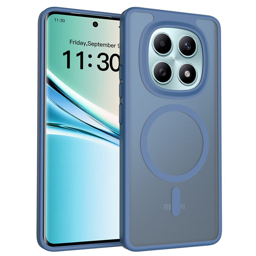 Magnetic Case For Xiaomi Redmi Note 15 5G (Global)  /  4G (Global)  /  Poco M8 5G TPU Frame Acrylic Back Phone Cover Skin Touch