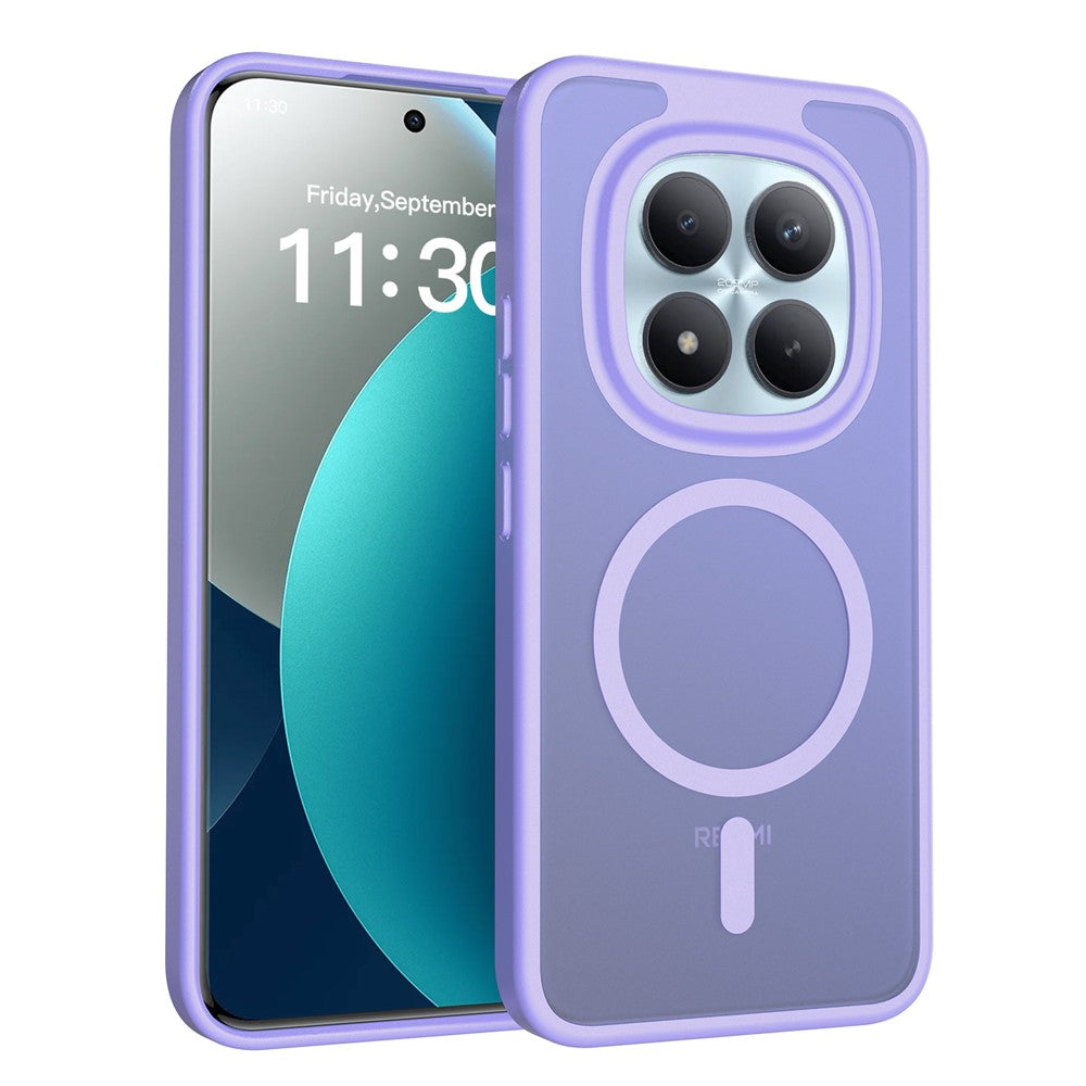 Magnetic Case For Xiaomi Redmi Note 15 Pro+ 5G (Global)  /  Poco M8 Pro 5G TPU Frame Acrylic Back Phone Cover Skin Touch
