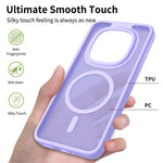 Magnetic Case For Xiaomi Redmi Note 15 Pro+ 5G (Global)  /  Poco M8 Pro 5G TPU Frame Acrylic Back Phone Cover Skin Touch