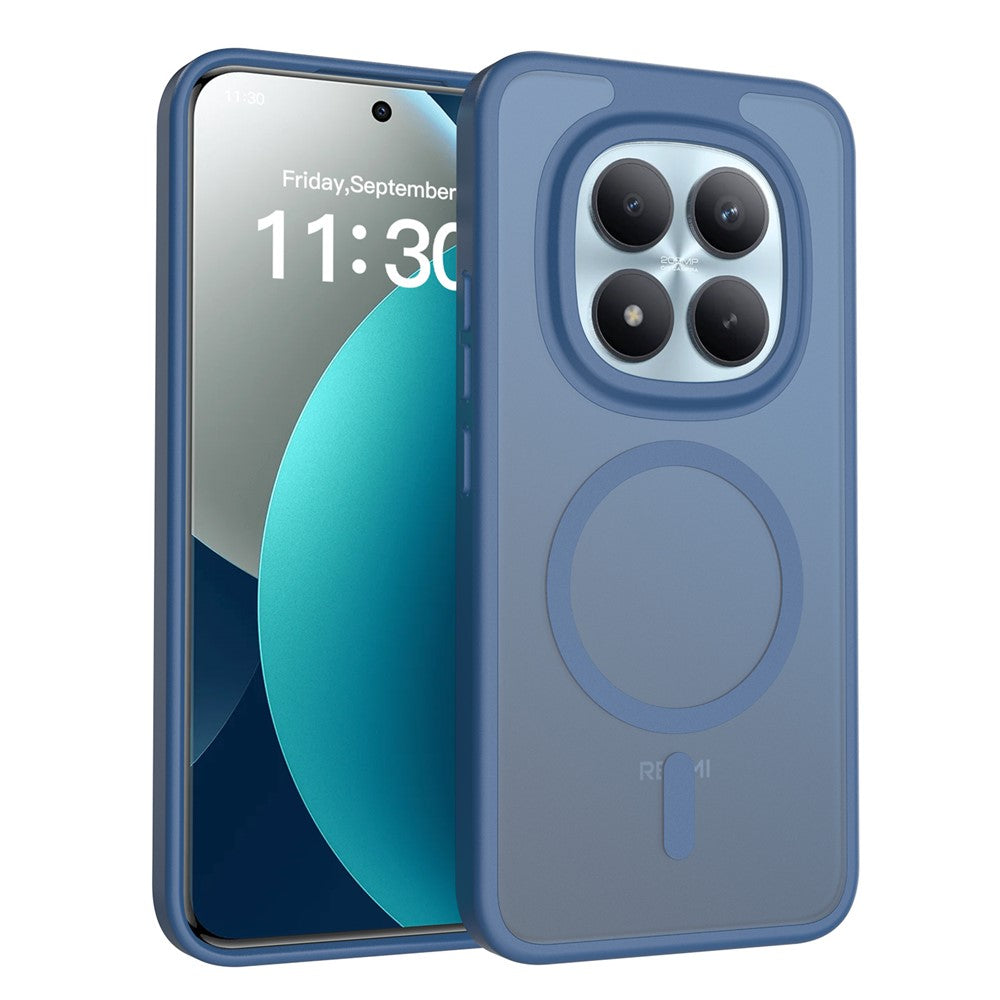 Magnetic Case For Xiaomi Redmi Note 15 Pro+ 5G (Global)  /  Poco M8 Pro 5G TPU Frame Acrylic Back Phone Cover Skin Touch