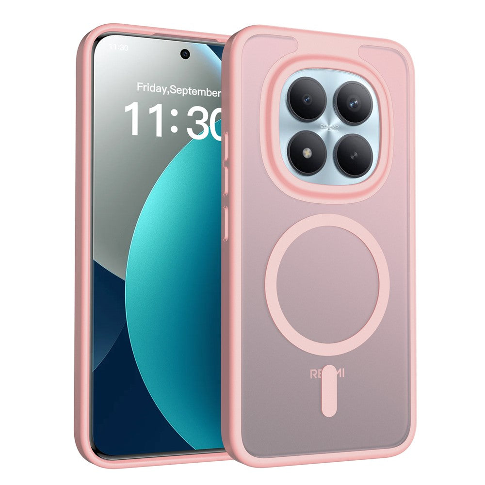 Magnetic Case For Xiaomi Redmi Note 15 Pro+ 5G (Global)  /  Poco M8 Pro 5G TPU Frame Acrylic Back Phone Cover Skin Touch