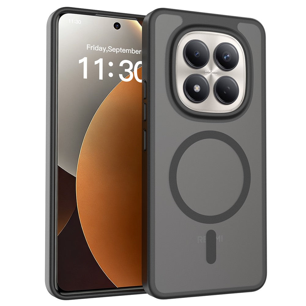 Xiaomi Redmi Note 15 Pro 4G (Global) Magnetiskt Skal TPU Ram Akryl Baksida mobilskydd Skin Touch