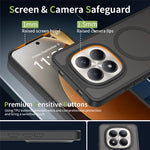 Xiaomi Redmi Note 15 Pro 4G (Global) Magnetiskt Skal TPU Ram Akryl Baksida mobilskydd Skin Touch