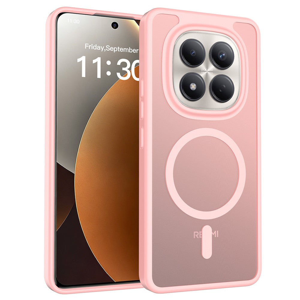 Xiaomi Redmi Note 15 Pro 4G (Global) Magnetiskt Skal TPU Ram Akryl Baksida mobilskydd Skin Touch
