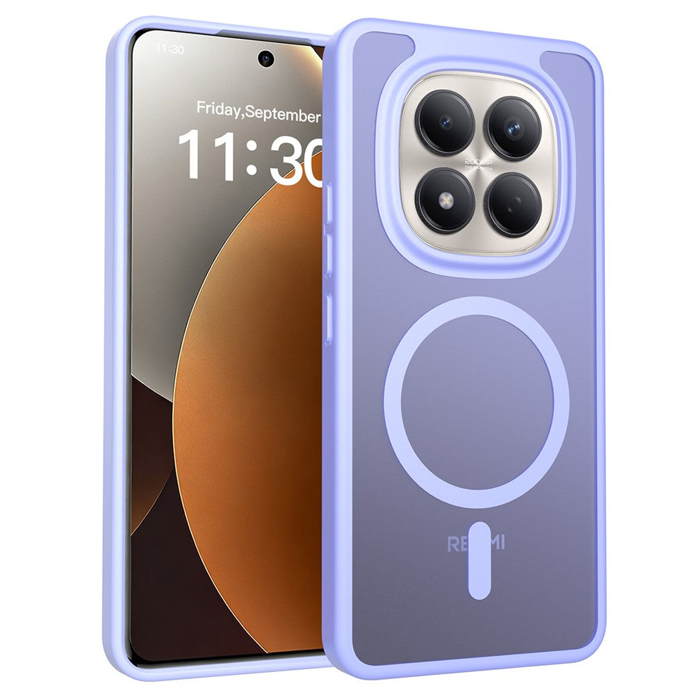 Xiaomi Redmi Note 15 Pro 4G (Global) Magnetiskt Skal TPU Ram Akryl Baksida mobilskydd Skin Touch