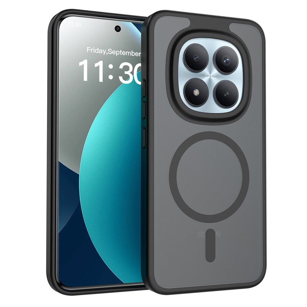 For Xiaomi Redmi Note 15 Pro 5G (Global) Magnetic Case TPU Frame Acrylic Back Phone Cover Skin Touch