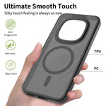 For Xiaomi Redmi Note 15 Pro 5G (Global) Magnetic Case TPU Frame Acrylic Back Phone Cover Skin Touch