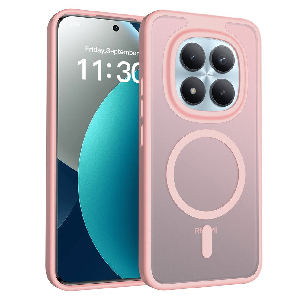 For Xiaomi Redmi Note 15 Pro 5G (Global) Magnetic Case TPU Frame Acrylic Back Phone Cover Skin Touch