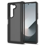 For Samsung Galaxy Z Fold6 5G Translucent Case Anti-fingerprint Shockproof TPU PC Protective Cover