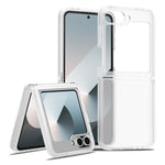 Gennemsigtigt Cover Til Samsung Galaxy Z Flip6 5G / Flip7 FE 5G Anti-fingeraftryk Stødsikker TPU PC Beskyttelsescover