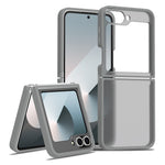 Gennemsigtigt Cover Til Samsung Galaxy Z Flip6 5G / Flip7 FE 5G Anti-fingeraftryk Stødsikker TPU PC Beskyttelsescover