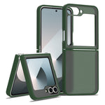 Gennemsigtigt Cover Til Samsung Galaxy Z Flip6 5G / Flip7 FE 5G Anti-fingeraftryk Stødsikker TPU PC Beskyttelsescover