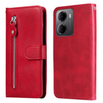 For Xiaomi Redmi 15a 5G PU Leather Cases with Zipper Pocket Wallet Phone Cover Stand