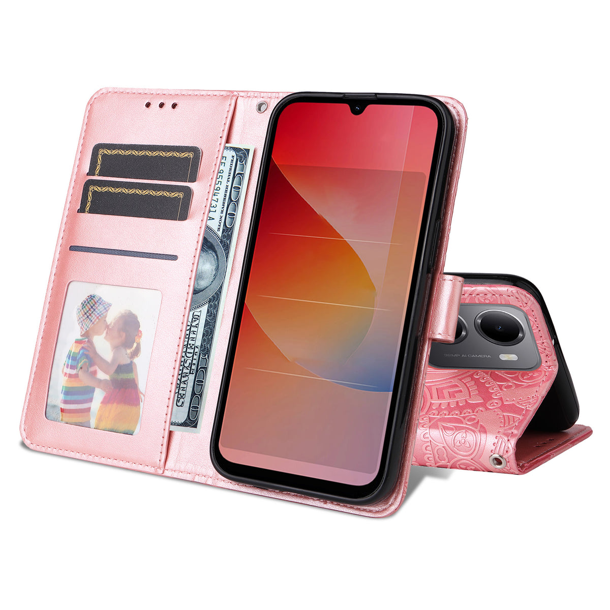 For Xiaomi Redmi 15a 5G Case Sunflower Imprint Leather Wallet Phone Cover
