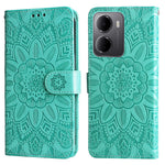 For Xiaomi Redmi 15a 5G Case Sunflower Imprint Leather Wallet Phone Cover