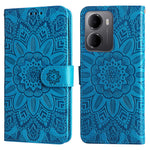 For Xiaomi Redmi 15a 5G Case Sunflower Imprint Leather Wallet Phone Cover
