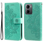 For Xiaomi Redmi 15a 5G Case Floral Pattern PU Leather Wallet Stand Phone Cover