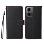 Xiaomi Redmi 15a 5G-skal, RFID-blockerande, 3 kortplatser, PU-läder, mobilskal med handledsrem