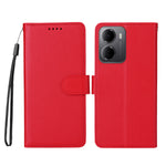 Xiaomi Redmi 15a 5G-skal, RFID-blockerande, 3 kortplatser, PU-läder, mobilskal med handledsrem