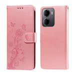 For Xiaomi Redmi 15a 5G Leather Case Butterfly Floral Imprint Wallet Stand Cover