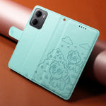 For Xiaomi Redmi 15a 5G Case RFID Blocking Imprinted Dog Pattern PU Leather Phone Cover with Wrist Strap
