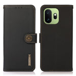 KHAZNEH for OnePlus 15T 5G Case Genuine Cow Leather RFID Blocking Wallet Phone Cover