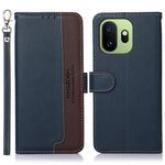 KHAZNEH For OnePlus 15T 5G Case RFID Blocking Wallet Litchi Texture PU Leather Phone Cover with Strap
