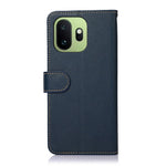 KHAZNEH For OnePlus 15T 5G Case RFID Blocking Wallet Litchi Texture PU Leather Phone Cover with Strap