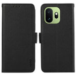 ABEEL For OnePlus 15T 5G Case Litchi Texture Leather RFID Blocking Phone Cover