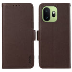 ABEEL For OnePlus 15T 5G Case Litchi Texture Leather RFID Blocking Phone Cover
