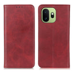 For OnePlus 15T 5G Case Cowhide Texture Split Leather Flip Wallet Phone Cover