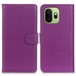 For OnePlus 15T 5G Wallet Case PU Leather Phone Cover Litchi Texture