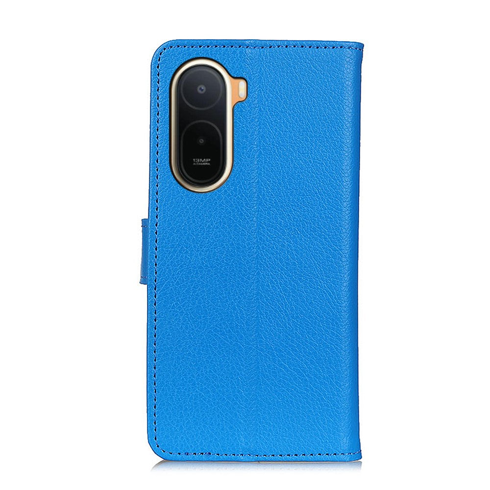 Wallet Case for Xiaomi Poco C85x 5G / Redmi A7 Pro 4G (171.56mm) / Redmi A7 Pro 5G PU Leather Phone Cover Litchi Texture