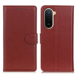 Wallet Case for Xiaomi Poco C85x 5G / Redmi A7 Pro 4G (171.56mm) / Redmi A7 Pro 5G PU Leather Phone Cover Litchi Texture