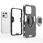 For Xiaomi 13 Shockproof Ring Kickstand Phone Case PC+TPU Mobile Phone Cover