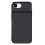 For iPhone 17e / 16e Case Sheepskin Texture Leather Coated TPU Phone Cover with Large Camera Cutouts