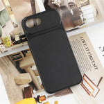 For iPhone 17e / 16e Case Sheepskin Texture Leather Coated TPU Phone Cover with Large Camera Cutouts