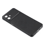 Til Samsung Galaxy A06 4G Etui Lammeskindstekstur Læderbelagt TPU Telefoncover med Præcise Kameraudskæringer