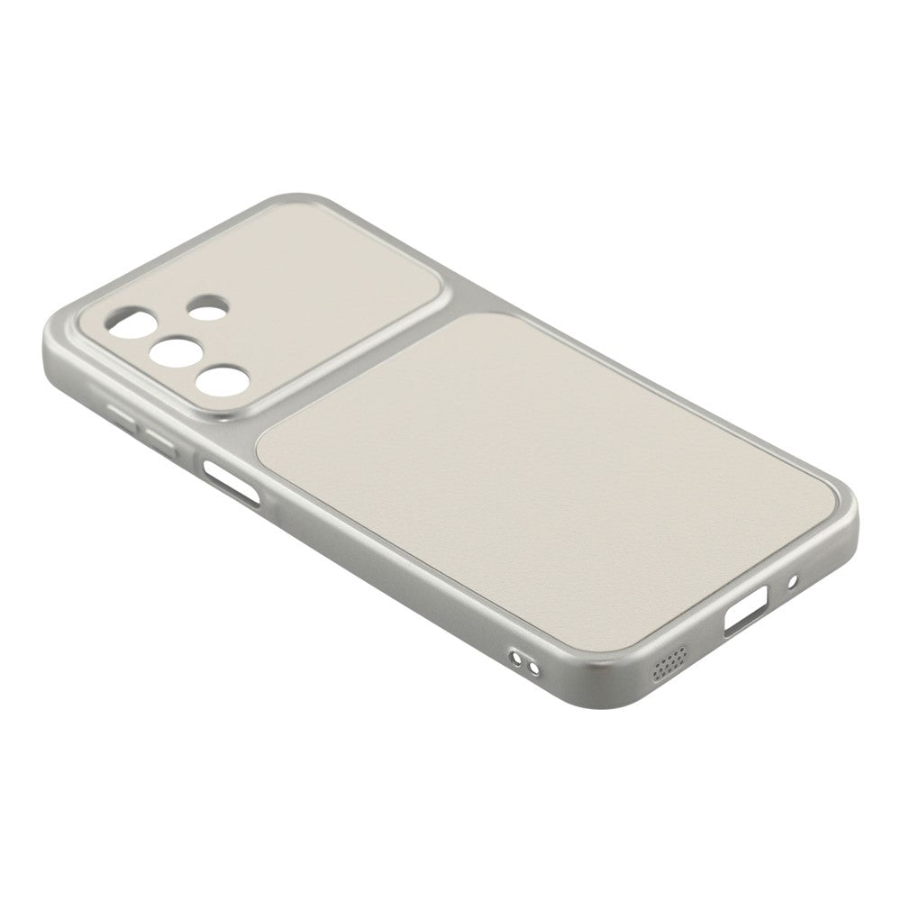 Til Samsung Galaxy A16 5G / A16 4G Cover Lædercoated TPU-telefoncover med fåreskindstekstur og præcise kameraudskæringer