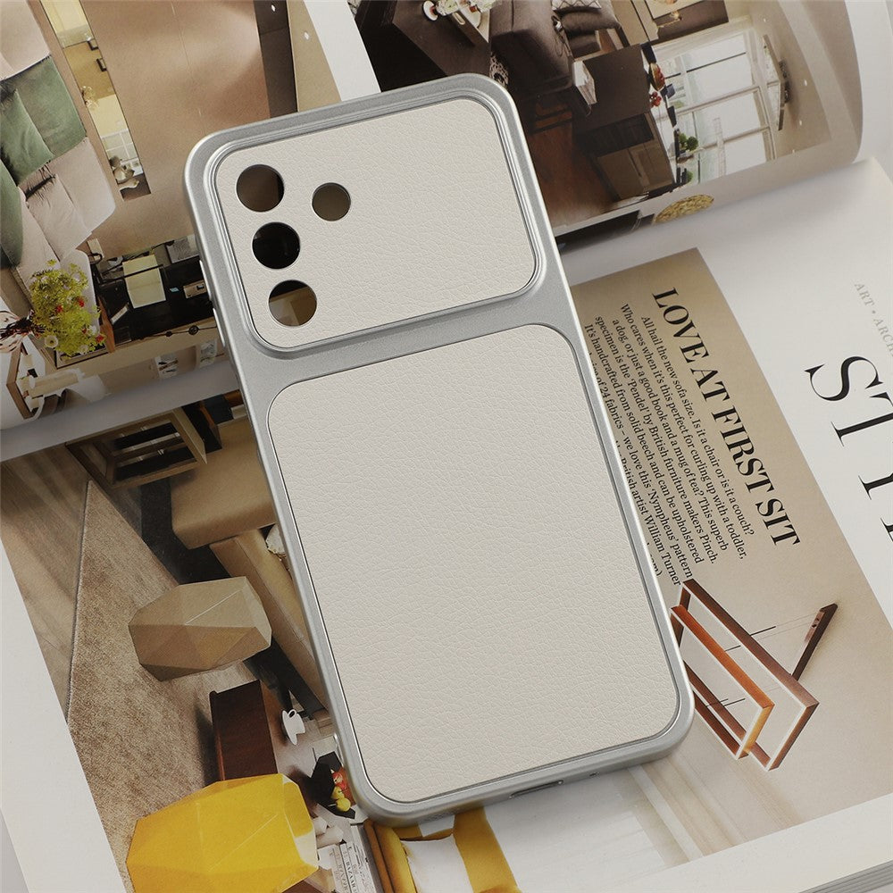 Til Samsung Galaxy A16 5G / A16 4G Cover Lædercoated TPU-telefoncover med fåreskindstekstur og præcise kameraudskæringer