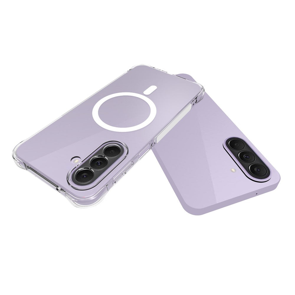 Samsung Galaxy A57 5G Magnetiskt TPU-Skal - Genomskinligt