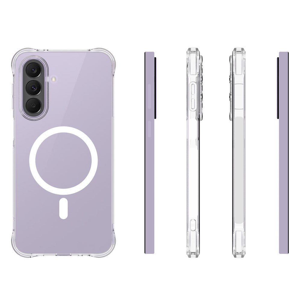 Samsung Galaxy A57 5G Magnetiskt TPU-Skal - Genomskinligt