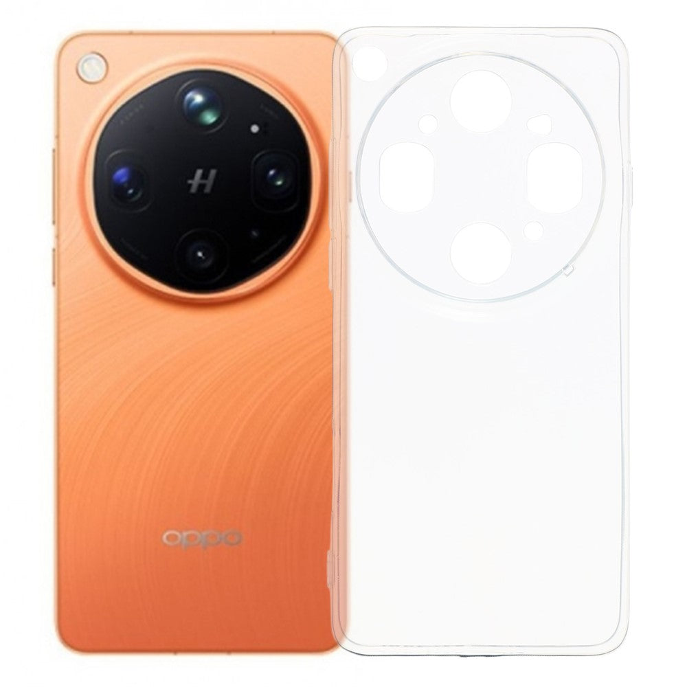 Oppo Find X9 Ultra 5G Bakstycke Ultratunt Flexibelt TPU Genomskinligt mobilskal