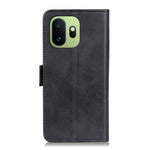 For OnePlus 15T 5G Case Stand Cowhide Texture PU Leather Phone Cover