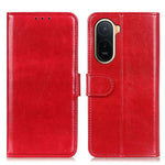 Crazy Horse Texture-skal till Xiaomi Poco C85x 5G / Redmi A7 Pro 4G (171,56 mm) / Redmi A7 Pro 5G PU-läderfodral i mobilstativ